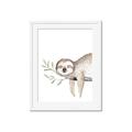 Picture of Kid sloth _GroupedProduct_Rectangle_Portrait_Mini_ _GroupedProduct_Rectangle_Portrait_Framed_Matted_