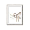 Picture of Kid sloth _GroupedProduct_Rectangle_Portrait_Mini_ _GroupedProduct_Rectangle_Portrait_Framed_Matted_