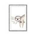 Picture of Kid sloth _GroupedProduct_Rectangle_Portrait_Mini_ _GroupedProduct_Rectangle_Portrait_Framed_Matted_