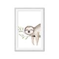 Picture of Kid sloth _GroupedProduct_Rectangle_Portrait_Mini_ _GroupedProduct_Rectangle_Portrait_Framed_Matted_