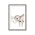 Picture of Kid sloth _GroupedProduct_Rectangle_Portrait_Mini_ _GroupedProduct_Rectangle_Portrait_Framed_Matted_