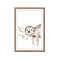 Picture of Kid sloth _GroupedProduct_Rectangle_Portrait_Mini_ _GroupedProduct_Rectangle_Portrait_Framed_Matted_
