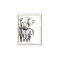 Picture of Elephant Cuddles  _GroupedProduct_Rectangle_Portrait_Mini_ _GroupedProduct_Rectangle_Portrait_Framed_Matted_