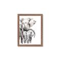 Picture of Elephant Cuddles  _GroupedProduct_Rectangle_Portrait_Mini_ _GroupedProduct_Rectangle_Portrait_Framed_Matted_