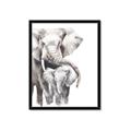 Picture of Elephant Cuddles  _GroupedProduct_Rectangle_Portrait_Mini_ _GroupedProduct_Rectangle_Portrait_Framed_Matted_