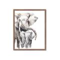 Picture of Elephant Cuddles  _GroupedProduct_Rectangle_Portrait_Mini_ _GroupedProduct_Rectangle_Portrait_Framed_Matted_