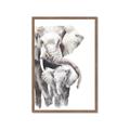 Picture of Elephant Cuddles  _GroupedProduct_Rectangle_Portrait_Mini_ _GroupedProduct_Rectangle_Portrait_Framed_Matted_