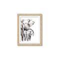 Picture of Elephant Cuddles  _GroupedProduct_Rectangle_Portrait_Mini_ _GroupedProduct_Rectangle_Portrait_Framed_Matted_