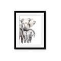 Picture of Elephant Cuddles  _GroupedProduct_Rectangle_Portrait_Mini_ _GroupedProduct_Rectangle_Portrait_Framed_Matted_