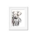 Picture of Elephant Cuddles  _GroupedProduct_Rectangle_Portrait_Mini_ _GroupedProduct_Rectangle_Portrait_Framed_Matted_