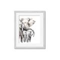 Picture of Elephant Cuddles  _GroupedProduct_Rectangle_Portrait_Mini_ _GroupedProduct_Rectangle_Portrait_Framed_Matted_