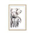 Picture of Elephant Cuddles  _GroupedProduct_Rectangle_Portrait_Mini_ _GroupedProduct_Rectangle_Portrait_Framed_Matted_