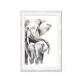 Picture of Elephant Cuddles  _GroupedProduct_Rectangle_Portrait_Mini_ _GroupedProduct_Rectangle_Portrait_Framed_Matted_