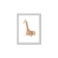 Picture of Cute Baby Giraffe _GroupedProduct_Rectangle_Portrait_Mini_ _GroupedProduct_Rectangle_Portrait_Framed_Matted_