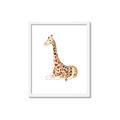 Picture of Cute Baby Giraffe _GroupedProduct_Rectangle_Portrait_Mini_ _GroupedProduct_Rectangle_Portrait_Framed_Matted_