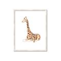 Picture of Cute Baby Giraffe _GroupedProduct_Rectangle_Portrait_Mini_ _GroupedProduct_Rectangle_Portrait_Framed_Matted_