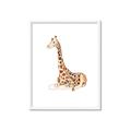 Picture of Cute Baby Giraffe _GroupedProduct_Rectangle_Portrait_Mini_ _GroupedProduct_Rectangle_Portrait_Framed_Matted_