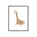 Picture of Cute Baby Giraffe _GroupedProduct_Rectangle_Portrait_Mini_ _GroupedProduct_Rectangle_Portrait_Framed_Matted_