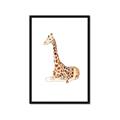 Picture of Cute Baby Giraffe _GroupedProduct_Rectangle_Portrait_Mini_ _GroupedProduct_Rectangle_Portrait_Framed_Matted_