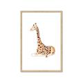 Picture of Cute Baby Giraffe _GroupedProduct_Rectangle_Portrait_Mini_ _GroupedProduct_Rectangle_Portrait_Framed_Matted_