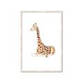 Picture of Cute Baby Giraffe _GroupedProduct_Rectangle_Portrait_Mini_ _GroupedProduct_Rectangle_Portrait_Framed_Matted_