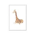 Picture of Cute Baby Giraffe _GroupedProduct_Rectangle_Portrait_Mini_ _GroupedProduct_Rectangle_Portrait_Framed_Matted_