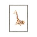 Picture of Cute Baby Giraffe _GroupedProduct_Rectangle_Portrait_Mini_ _GroupedProduct_Rectangle_Portrait_Framed_Matted_
