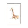 Picture of Cute Baby Giraffe _GroupedProduct_Rectangle_Portrait_Mini_ _GroupedProduct_Rectangle_Portrait_Framed_Matted_