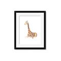 Picture of Cute Baby Giraffe _GroupedProduct_Rectangle_Portrait_Mini_ _GroupedProduct_Rectangle_Portrait_Framed_Matted_