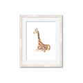 Picture of Cute Baby Giraffe _GroupedProduct_Rectangle_Portrait_Mini_ _GroupedProduct_Rectangle_Portrait_Framed_Matted_