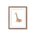 Picture of Cute Baby Giraffe _GroupedProduct_Rectangle_Portrait_Mini_ _GroupedProduct_Rectangle_Portrait_Framed_Matted_