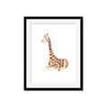 Picture of Cute Baby Giraffe _GroupedProduct_Rectangle_Portrait_Mini_ _GroupedProduct_Rectangle_Portrait_Framed_Matted_