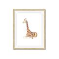 Picture of Cute Baby Giraffe _GroupedProduct_Rectangle_Portrait_Mini_ _GroupedProduct_Rectangle_Portrait_Framed_Matted_