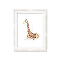 Picture of Cute Baby Giraffe _GroupedProduct_Rectangle_Portrait_Mini_ _GroupedProduct_Rectangle_Portrait_Framed_Matted_