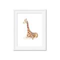 Picture of Cute Baby Giraffe _GroupedProduct_Rectangle_Portrait_Mini_ _GroupedProduct_Rectangle_Portrait_Framed_Matted_