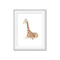Picture of Cute Baby Giraffe _GroupedProduct_Rectangle_Portrait_Mini_ _GroupedProduct_Rectangle_Portrait_Framed_Matted_