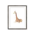 Picture of Cute Baby Giraffe _GroupedProduct_Rectangle_Portrait_Mini_ _GroupedProduct_Rectangle_Portrait_Framed_Matted_