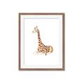 Picture of Cute Baby Giraffe _GroupedProduct_Rectangle_Portrait_Mini_ _GroupedProduct_Rectangle_Portrait_Framed_Matted_
