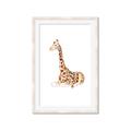 Picture of Cute Baby Giraffe _GroupedProduct_Rectangle_Portrait_Mini_ _GroupedProduct_Rectangle_Portrait_Framed_Matted_