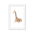 Picture of Cute Baby Giraffe _GroupedProduct_Rectangle_Portrait_Mini_ _GroupedProduct_Rectangle_Portrait_Framed_Matted_