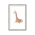 Picture of Cute Baby Giraffe _GroupedProduct_Rectangle_Portrait_Mini_ _GroupedProduct_Rectangle_Portrait_Framed_Matted_