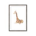 Picture of Cute Baby Giraffe _GroupedProduct_Rectangle_Portrait_Mini_ _GroupedProduct_Rectangle_Portrait_Framed_Matted_
