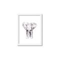 Picture of Cute Baby Elephant _GroupedProduct_Rectangle_Portrait_Mini_ _GroupedProduct_Rectangle_Portrait_Framed_Matted_