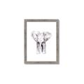 Picture of Cute Baby Elephant _GroupedProduct_Rectangle_Portrait_Mini_ _GroupedProduct_Rectangle_Portrait_Framed_Matted_