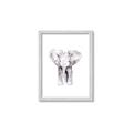 Picture of Cute Baby Elephant _GroupedProduct_Rectangle_Portrait_Mini_ _GroupedProduct_Rectangle_Portrait_Framed_Matted_