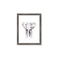Picture of Cute Baby Elephant _GroupedProduct_Rectangle_Portrait_Mini_ _GroupedProduct_Rectangle_Portrait_Framed_Matted_