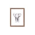 Picture of Cute Baby Elephant _GroupedProduct_Rectangle_Portrait_Mini_ _GroupedProduct_Rectangle_Portrait_Framed_Matted_