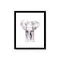 Picture of Cute Baby Elephant _GroupedProduct_Rectangle_Portrait_Mini_ _GroupedProduct_Rectangle_Portrait_Framed_Matted_