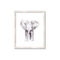 Picture of Cute Baby Elephant _GroupedProduct_Rectangle_Portrait_Mini_ _GroupedProduct_Rectangle_Portrait_Framed_Matted_
