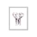 Picture of Cute Baby Elephant _GroupedProduct_Rectangle_Portrait_Mini_ _GroupedProduct_Rectangle_Portrait_Framed_Matted_
